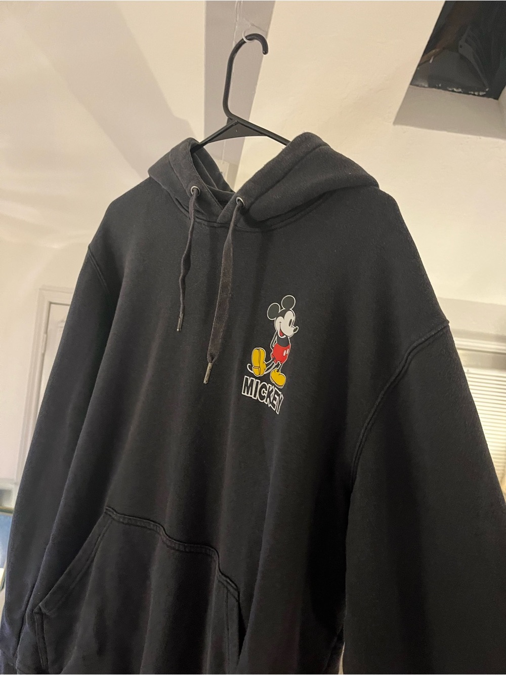 H&M Mickey Mouse Black Hoodie - Classic Pullover